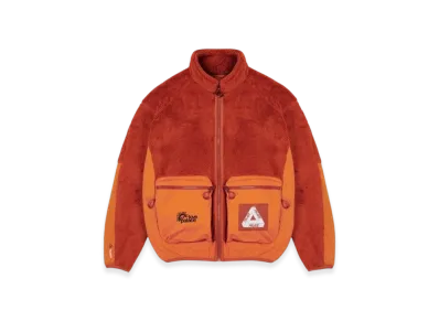 PALACE Polartec High-Loft Teddy Fleece Jacket "Pumpkin"