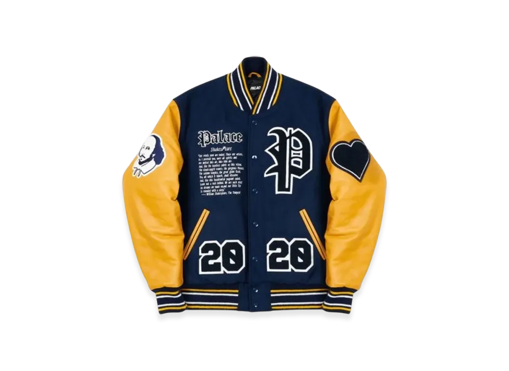 PALACE As You Like It Varsity Jacket "Navy"