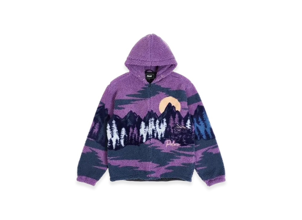 PALACE Palaska Fleece Jacket "Purple"