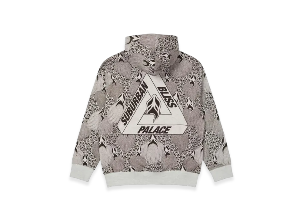 PALACE Suburban Bliss Ghost Hood "Grey Marl"