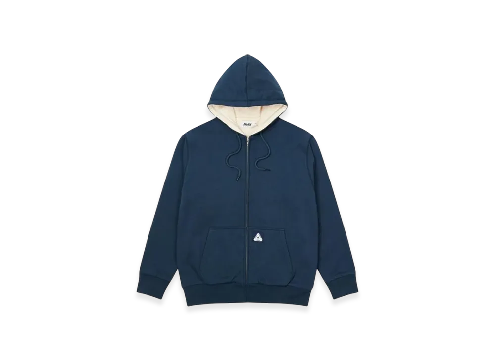 PALACE Patch Thermal Zip Hood "Navy"