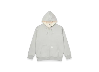 PALACE Patch Thermal Zip Hood "Grey Marl"