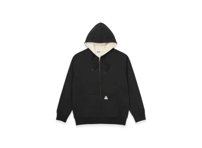PALACE Patch Thermal Zip Hood "Black"