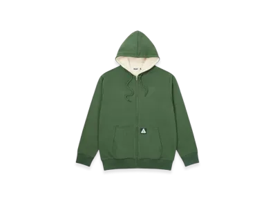 PALACE Patch Thermal Zip Hood "Green"