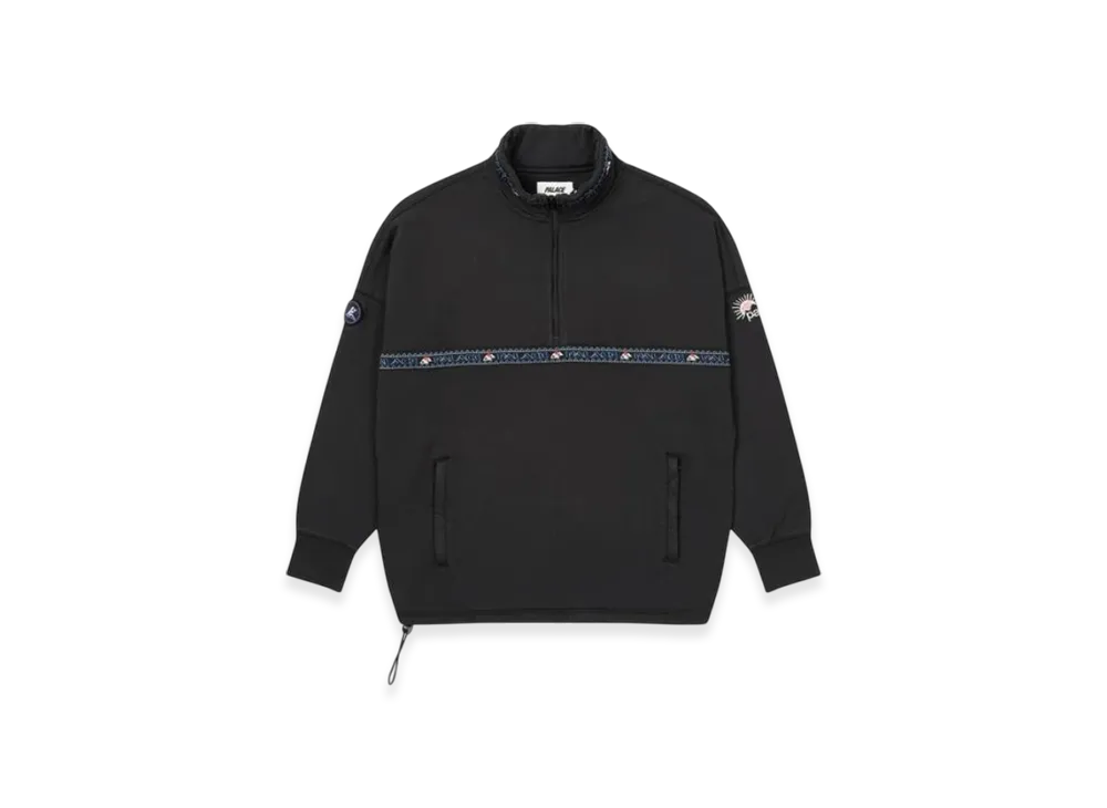 PALACE Zen Half Zip "Black"