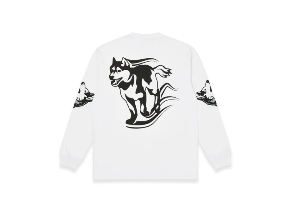 PALACE Dogs Are Chill Longsleeve "White"