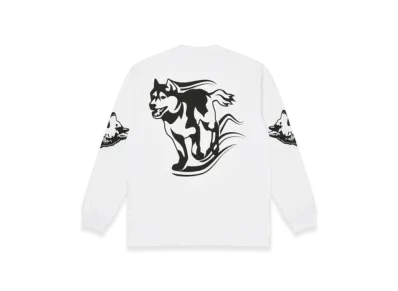 PALACE Dogs Are Chill Longsleeve "White"