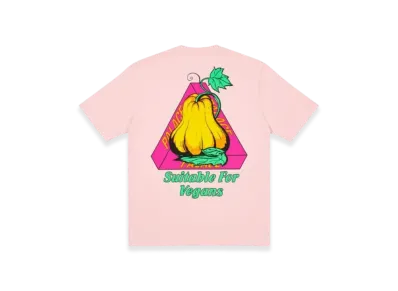 PALACE Nein Cheese Nein Egg T-Shirt "Pink"