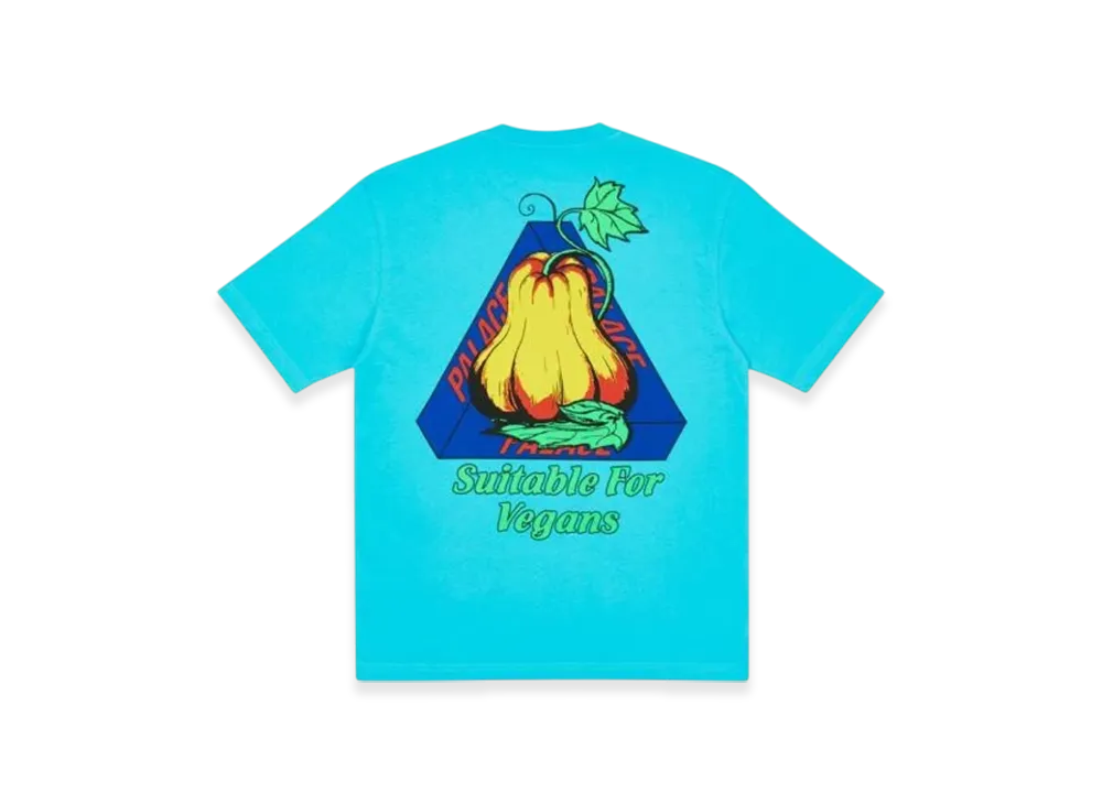 PALACE Nein Cheese Nein Egg T-Shirt "Blue"