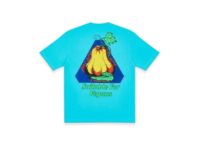 PALACE Nein Cheese Nein Egg T-Shirt "Blue"