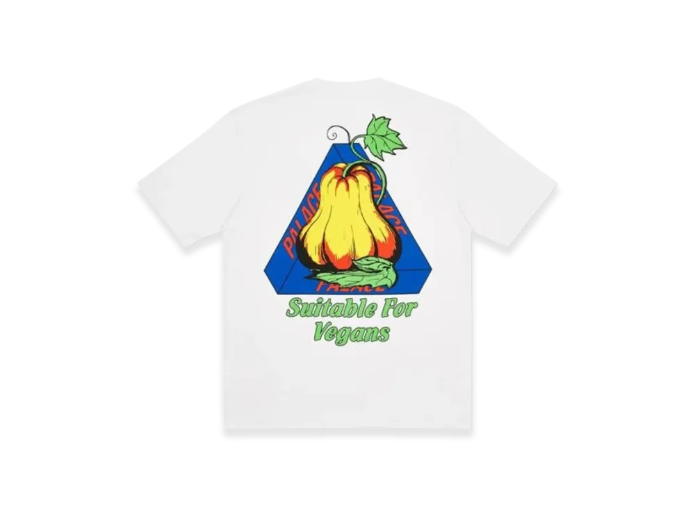 PALACE Nein Cheese Nein Egg T-Shirt "White"