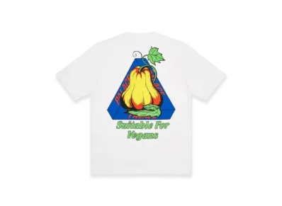 PALACE Nein Cheese Nein Egg T-Shirt "White"