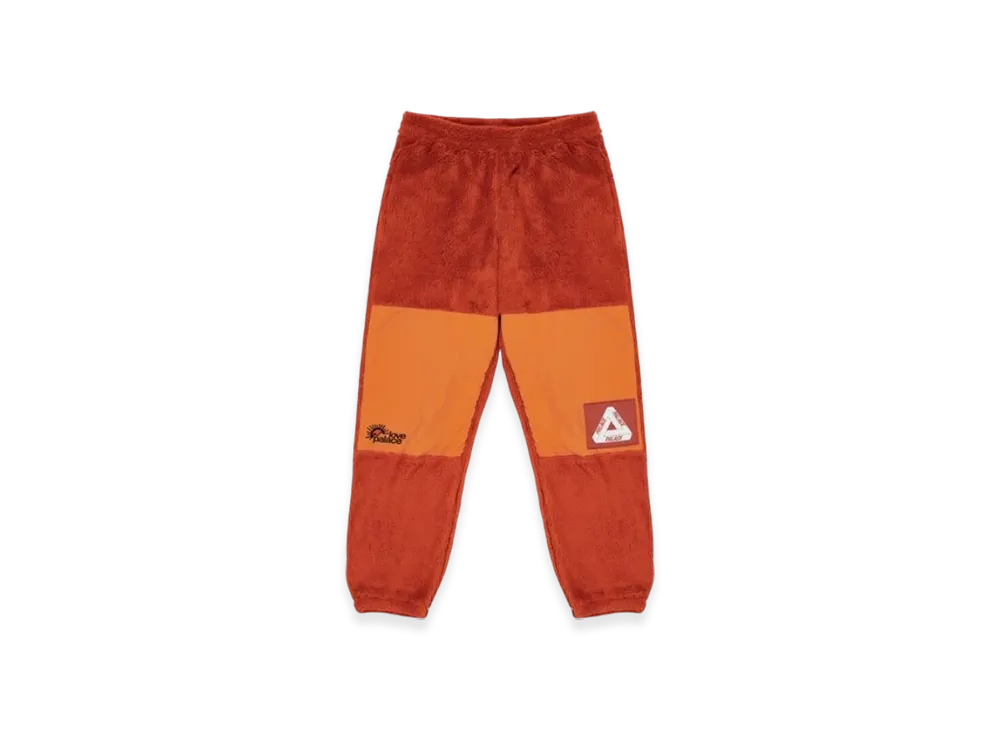 PALACE Polartec High-Loft Teddy Fleece Joggers "Pumpkin"