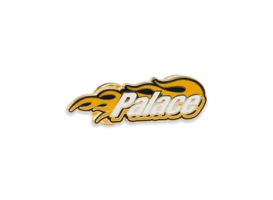 PALACE P-Flames Pin Badge "Yellow"