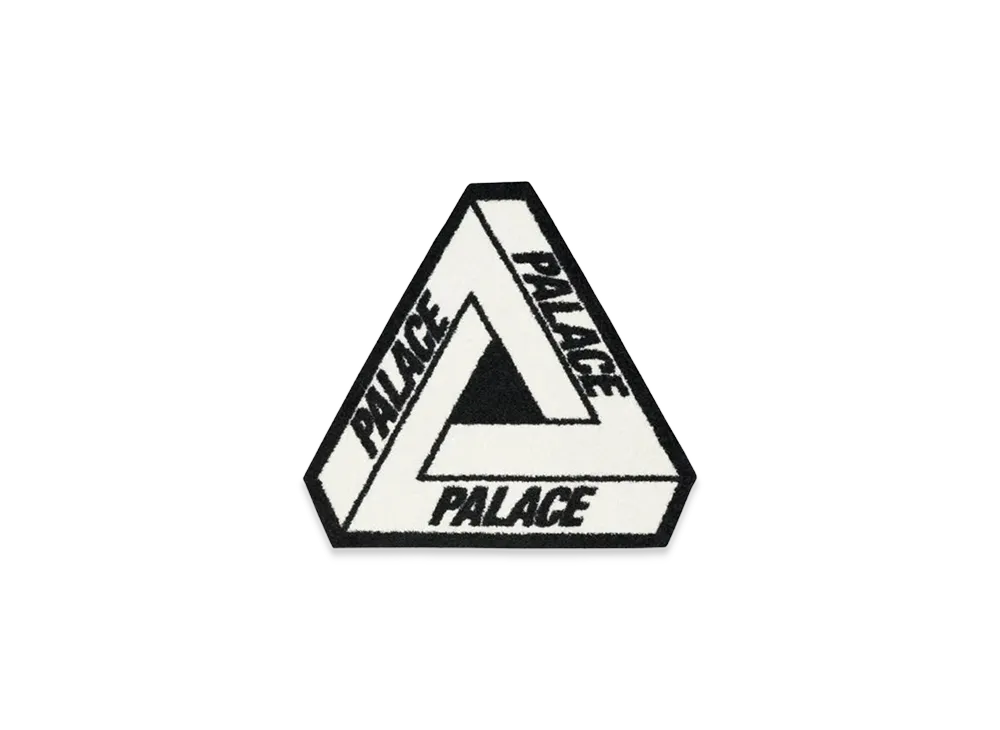 PALACE Tri-Ferg Floor Mat "Black White"