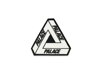 PALACE Tri-Ferg Floor Mat "Black White"