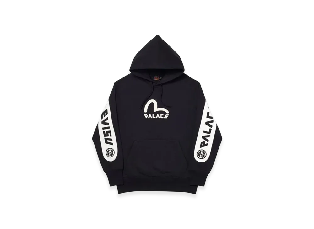 PALACE x Evisu Hood "Black"