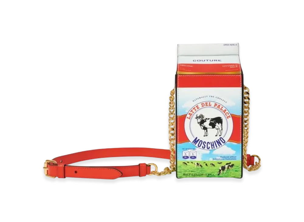 PALACE x Moschino Milk Carton Bag "White"