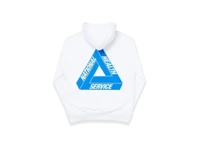 PALACE NHS Tridonation Hoodiey "White"