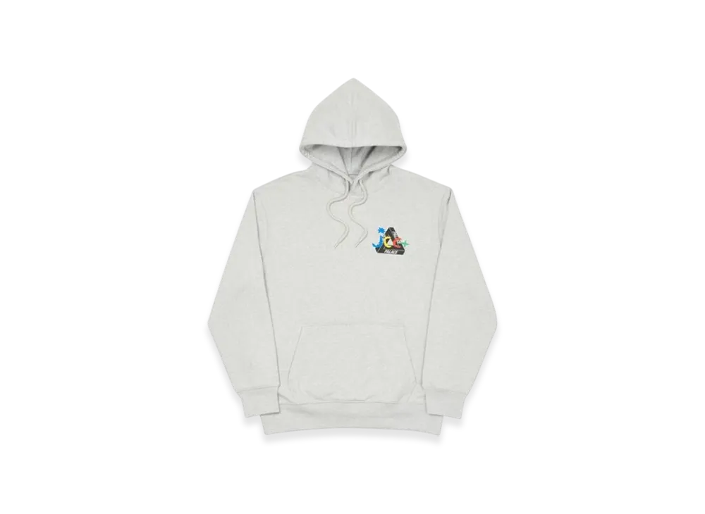 PALACE x Jcdc-2 Hoodie Jcdc "Grey Marl"