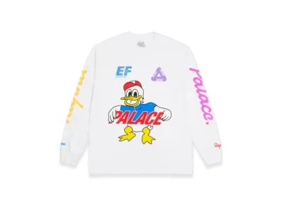 PALACE x Rapha LS T-Shirt "White"