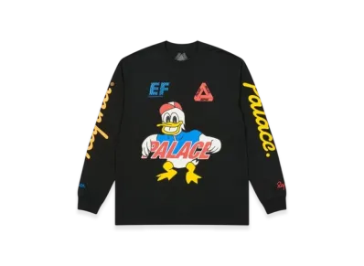 PALACE x Rapha LS T-Shirt "Black"