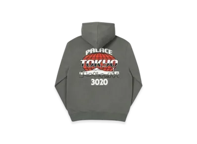 PALACE x New Era Hoodie "Grey"