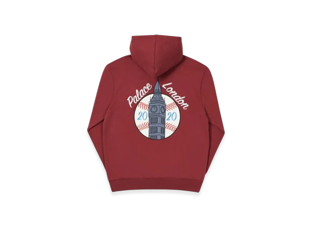 PALACE x New Era Hoodie "Burgundy"