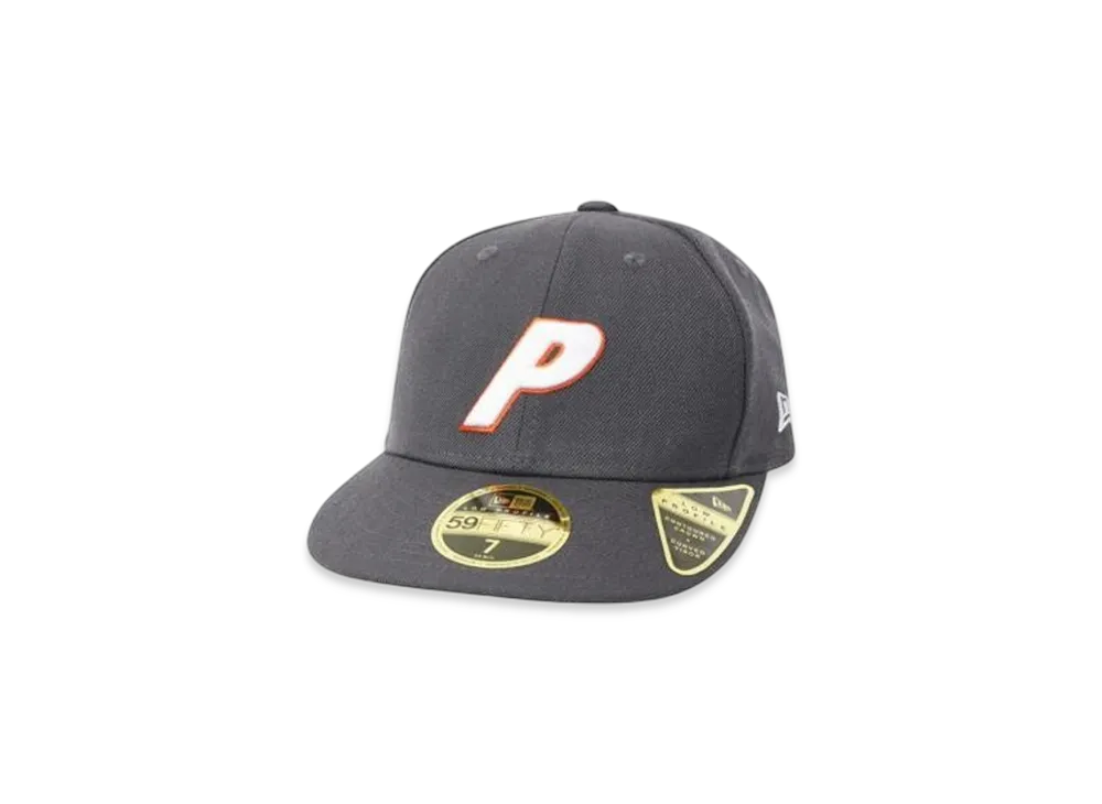PALACE x New Era Cap 6 Panel Stadium "Grey"