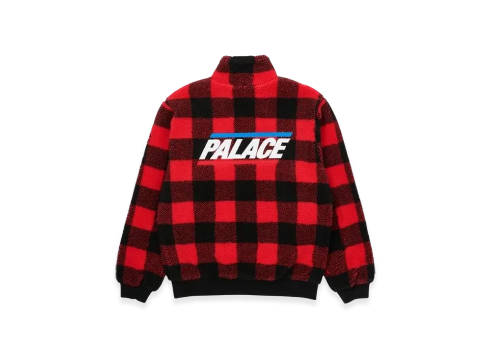 PALACE P-Lumber Jacket "Red Black"
