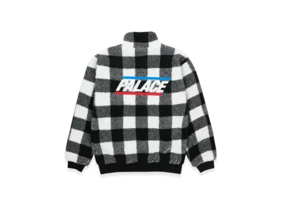 PALACE P-Lumber Jacket "White Black"