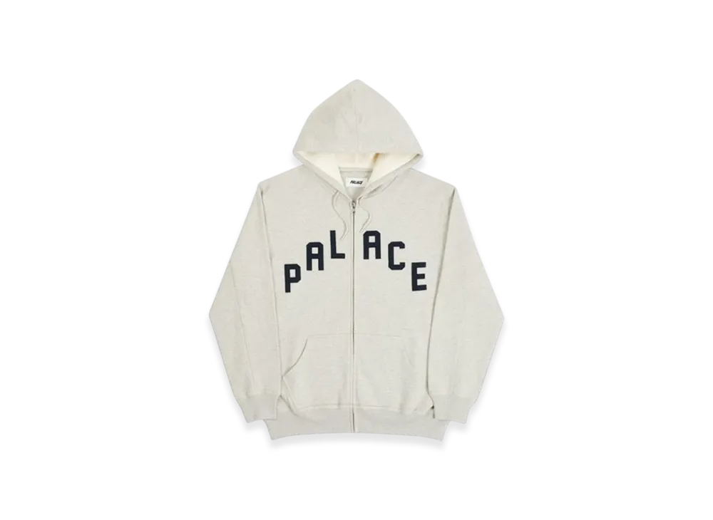 PALACE Alas Zip Hood "Grey Marl"