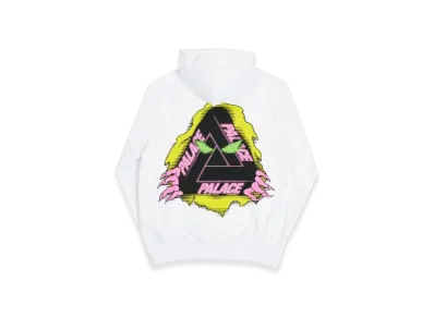 PALACE Tri-Ripper Hood "White"