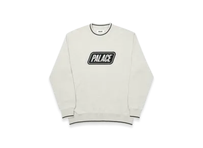 PALACE Das Palace Waffle Crew "Grey Marl"