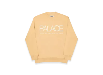 PALACE Globaller Crew "Sand"
