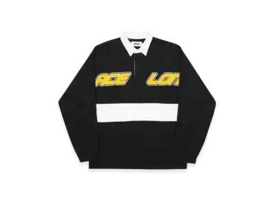 PALACE London Rugby Top "Black White"