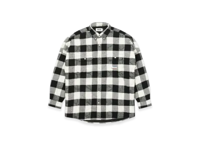 PALACE Quilt Mit Plaid Shirt "White"