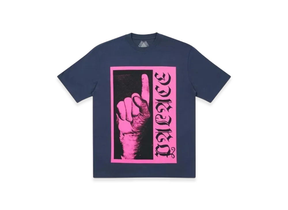 PALACE Ancient Finger T-Shirt "Navy"