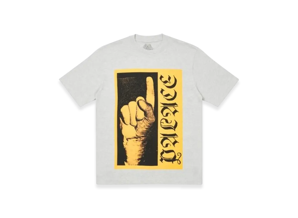 PALACE Ancient Finger T-Shirt "Grey Marl"