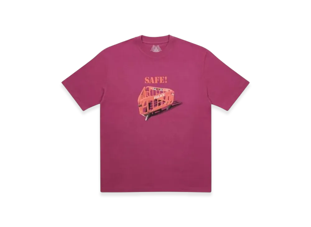 PALACE Safety T-Shirt "Wine"