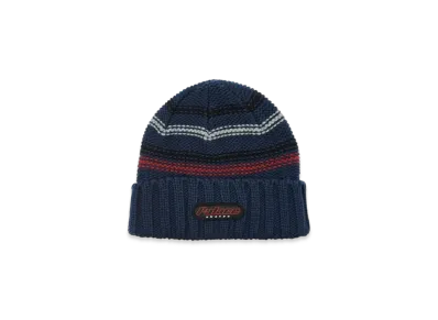 PALACE Stripe Rib Beanie "Navy"