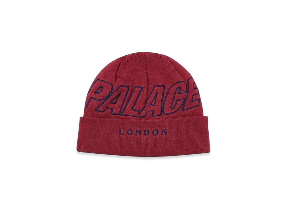 PALACE London Beanie "Burgundy"