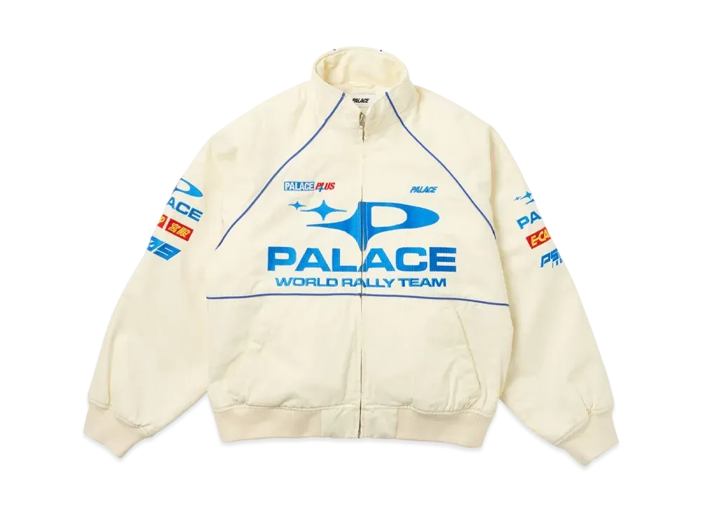 PALACE Pally Rally Jacket "Off White"