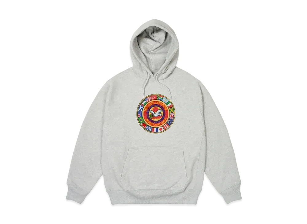 PALACE Nations Hood "Grey Marl"