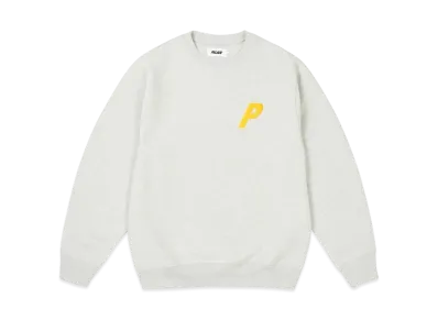 PALACE P3 Glitter Crew "Grey Marl"