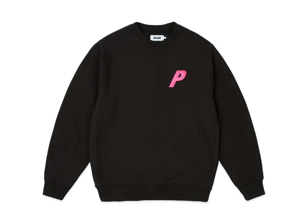 PALACE P3 Glitter Crew "Black"