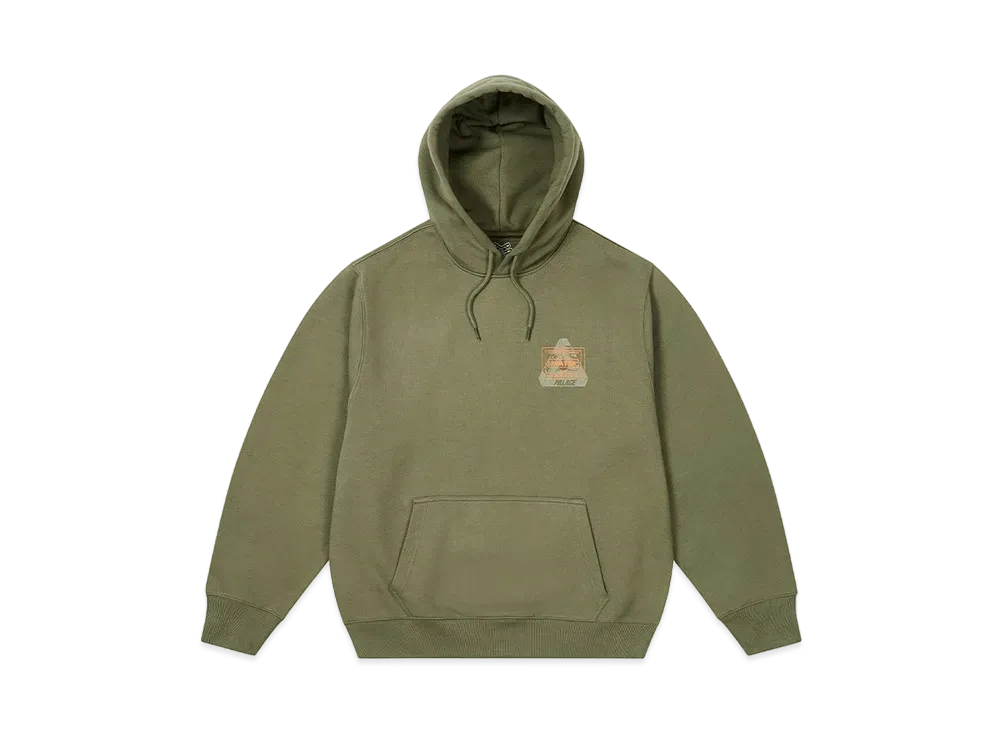 PALACE x PORTER YOSHIDA Hoodie "Olive"