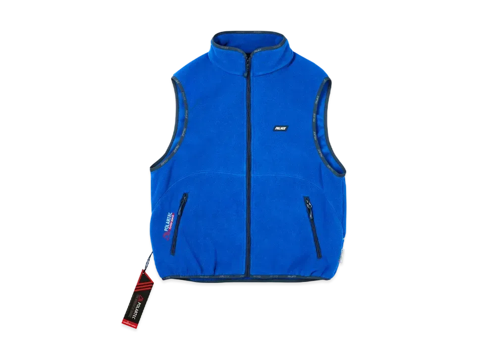 PALACE POLARTEC フリースベスト 青 SEDAN ALL-PURPOSE Fleece Full Zip Vest スタイル | 3693 | mark