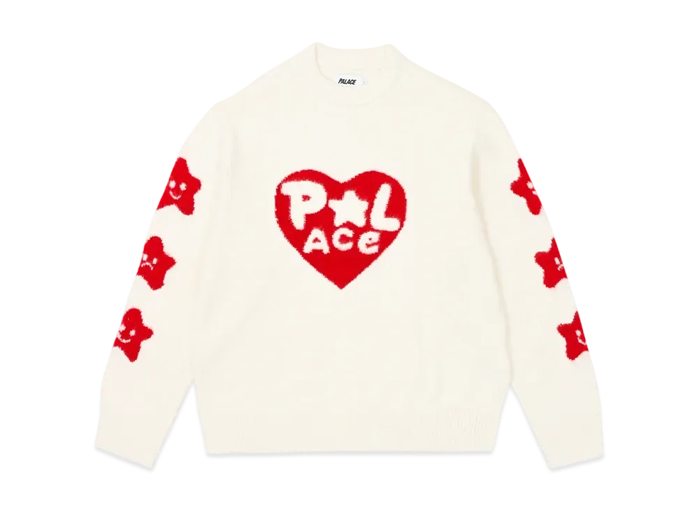 PALACE Cosy Knit "Soft White"