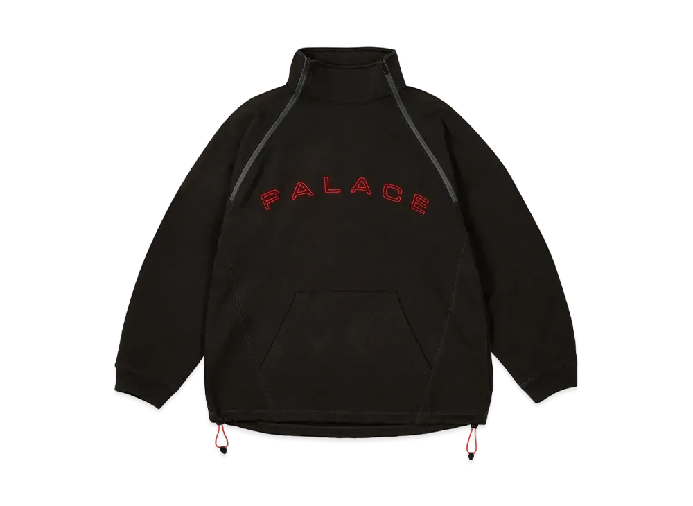 PALACE Double Zip Funnel "Black"